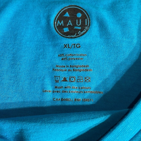 ♠️ 3/20 MAUI AND SONS WOMENS CROPPED NEON LOGO T-SHIRT SIZE XL - Picture 2 of 5